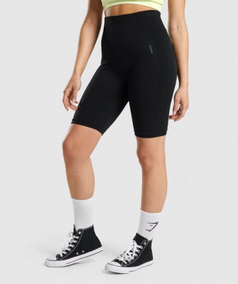 Women's Gymshark Flex Cycling Shorts Black | CA 6D0571